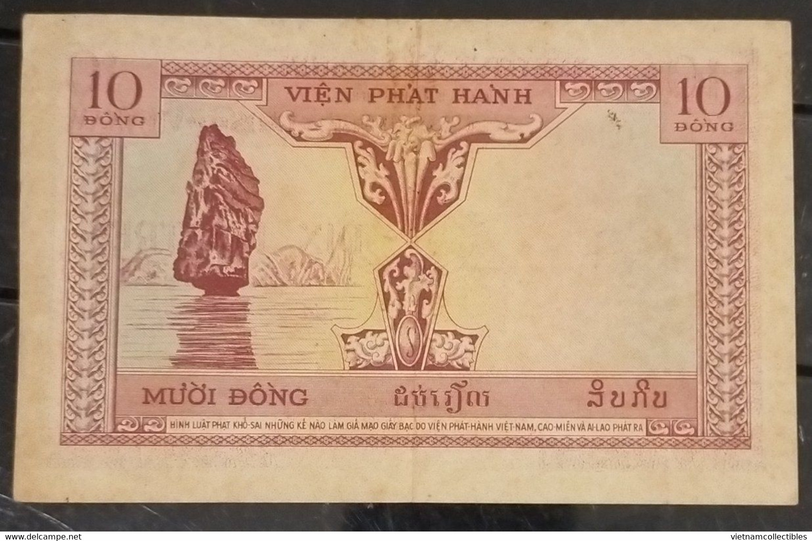 Indochine Indochina Vietnam Viet Nam Laos Cambodia 10 Piastres VF Banknote 1953 - Pick # 107 / 02 Photos - Indocina