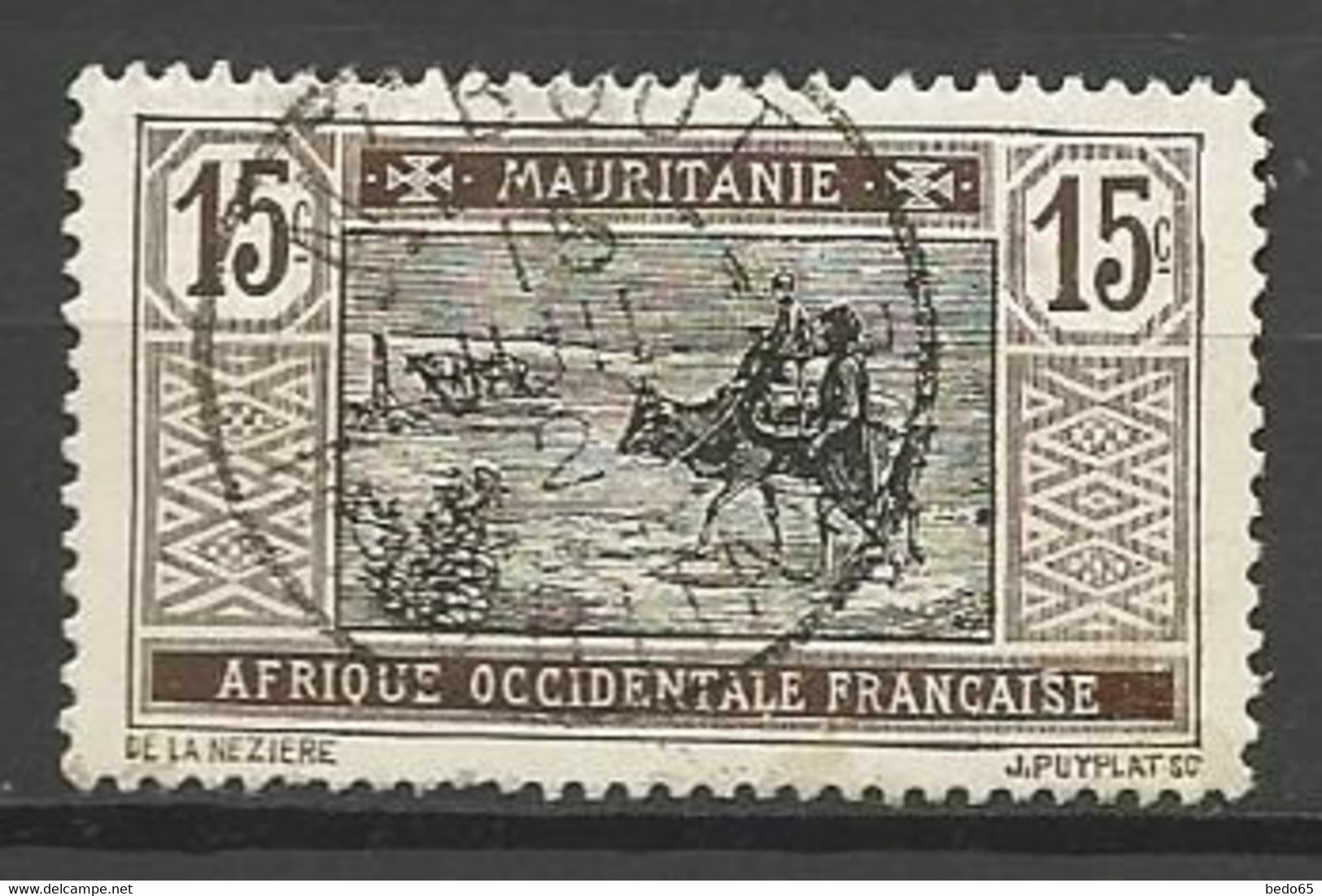 MAURITANIE N° 22 CACHET M' BOUT - Oblitérés