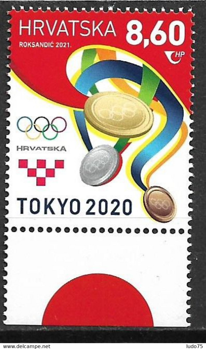 CROATIA CROATIE KROATIEN Olympics 2020 Serie/set, Neuf/mint/ungestemp - Eté 2020 : Tokyo
