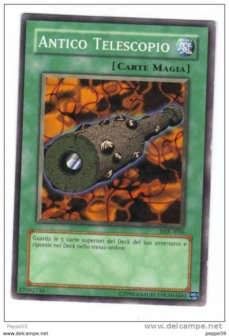 Yu Gi Oh - Serie Italiana - Antico Telescopio  ( Yugioh Yu-gi-oh Trading Cards Mangas ) - Yu-Gi-Oh