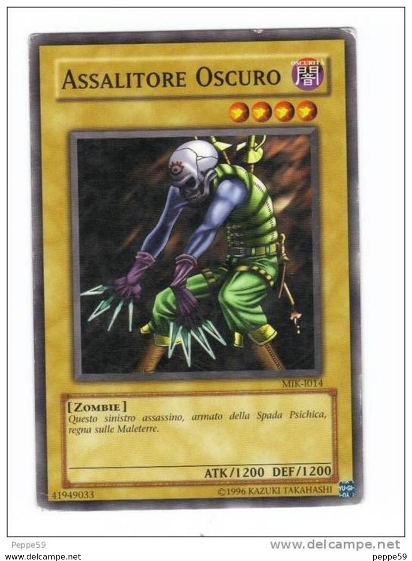 Yu Gi Oh - Serie Italiana - Assalitore Oscuro  ( Yugioh Yu-gi-oh Trading Cards Mangas ) - Yu-Gi-Oh