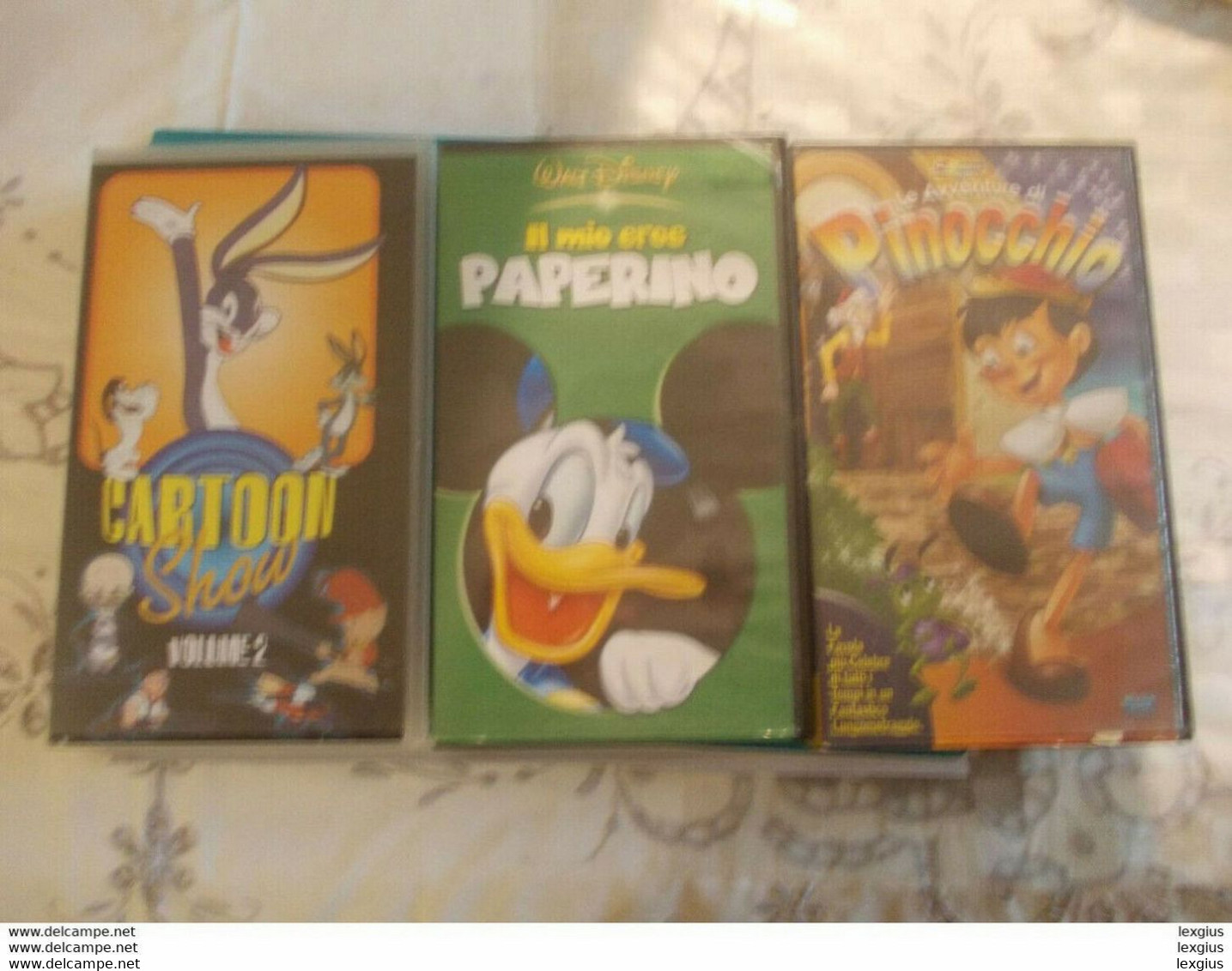 LOTTO DI 11 VHS (CLASSICI WALT DISNEY+ALTRI CARTOONS) - Dessins Animés