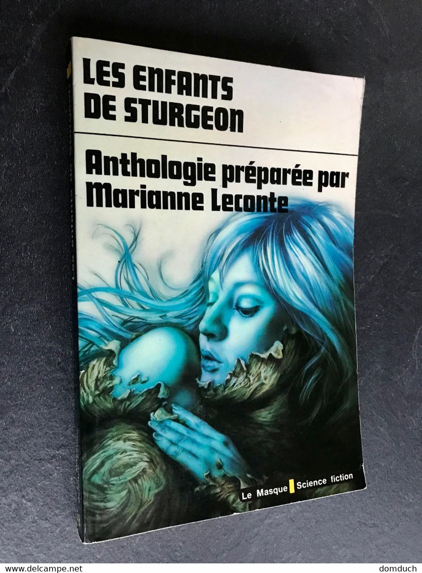 LE MASQUE S.F. N° 58  LES ENFANTS DE STRURGEON  Anthologie Préparée Par Marianne LECONTE  1977 - Le Masque SF