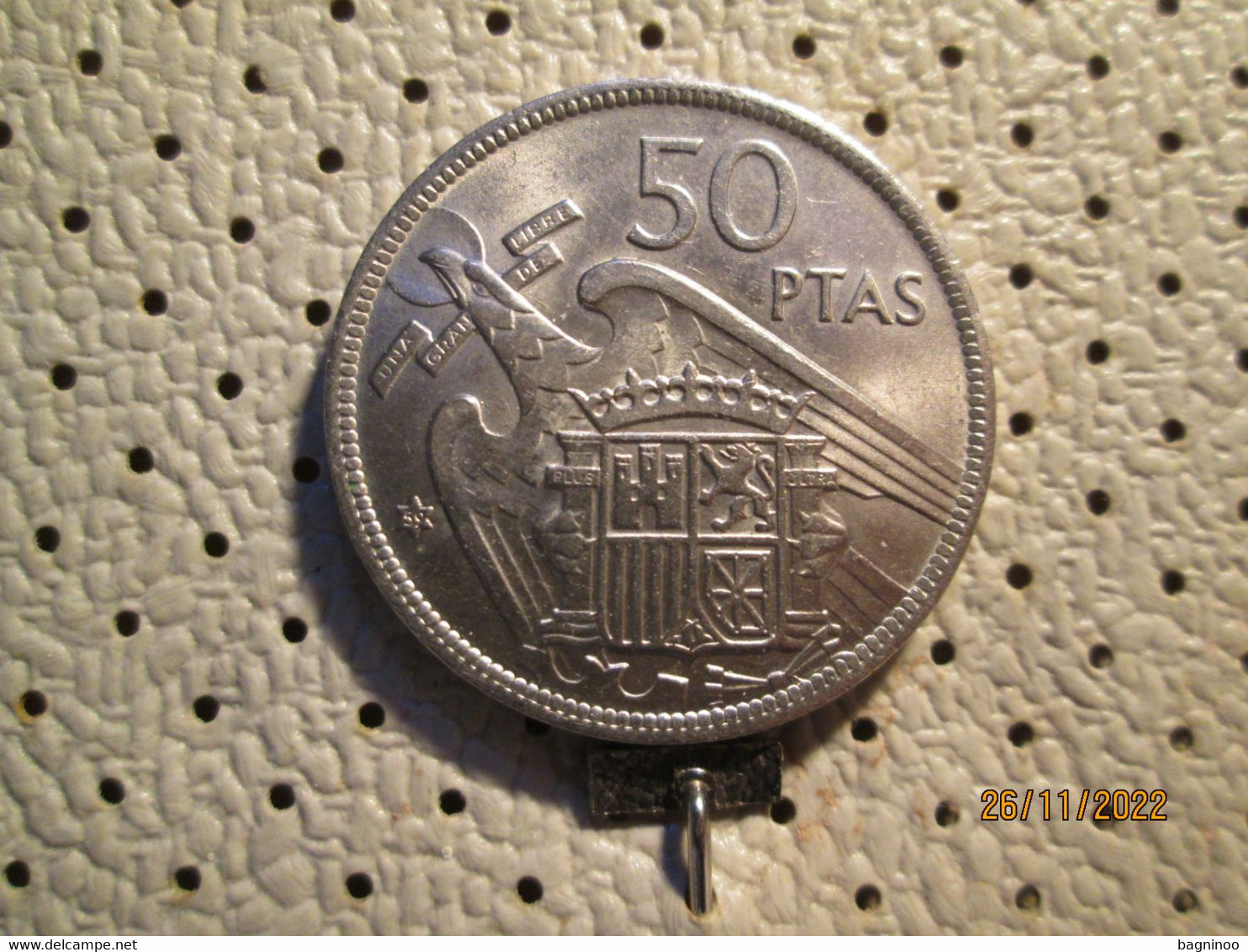 SPAIN 50 Pesetas 1959   # 4 - 50 Peseta