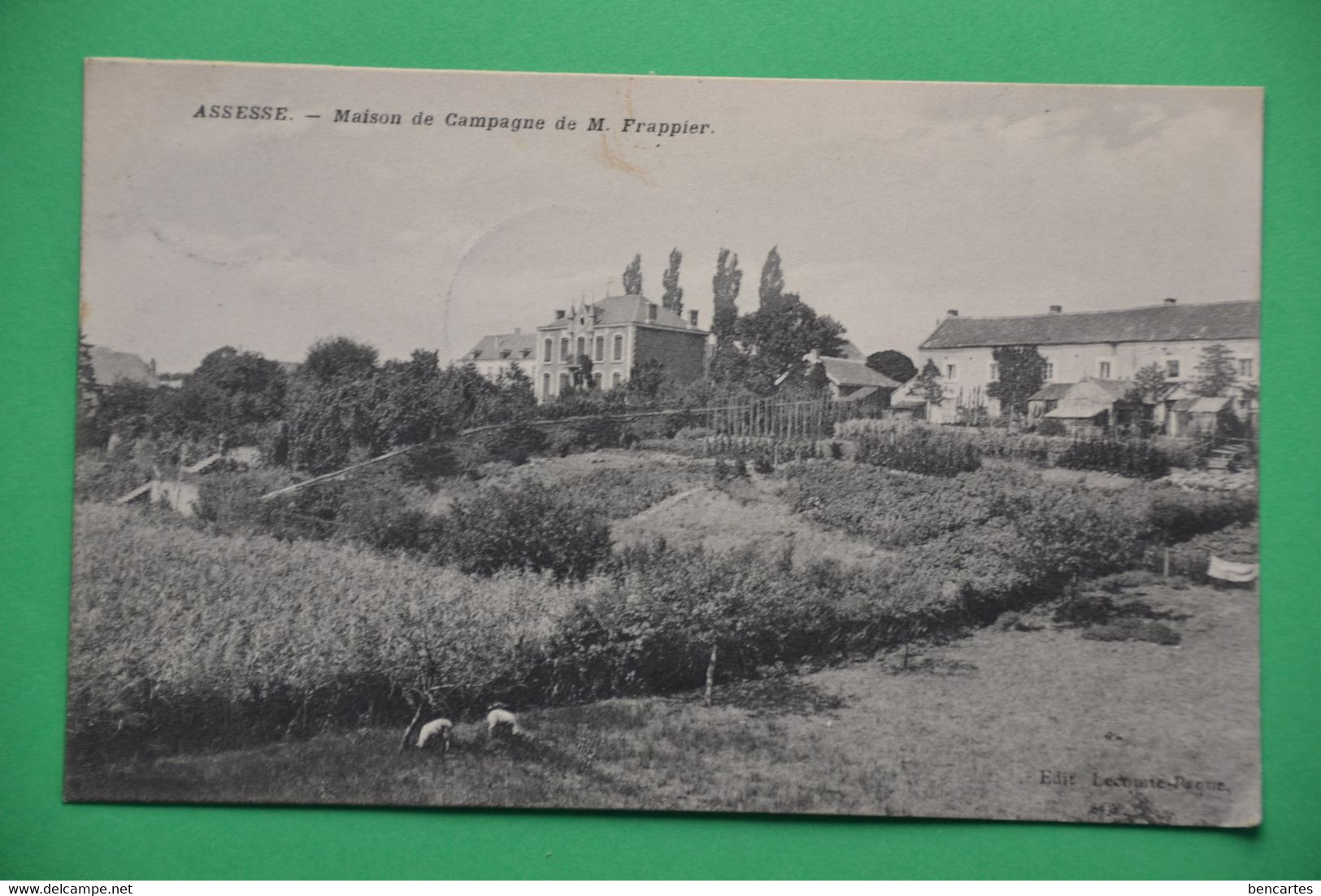 Assesse 1913: Maison De Campagne De M Frappier - Assesse