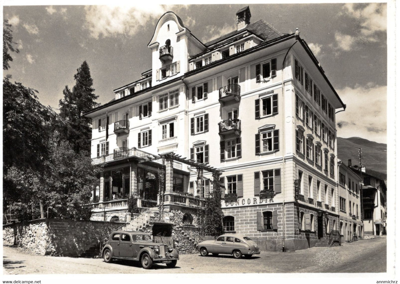 HOTEL CONCORDIE ZUOZ 1951 - Zuoz