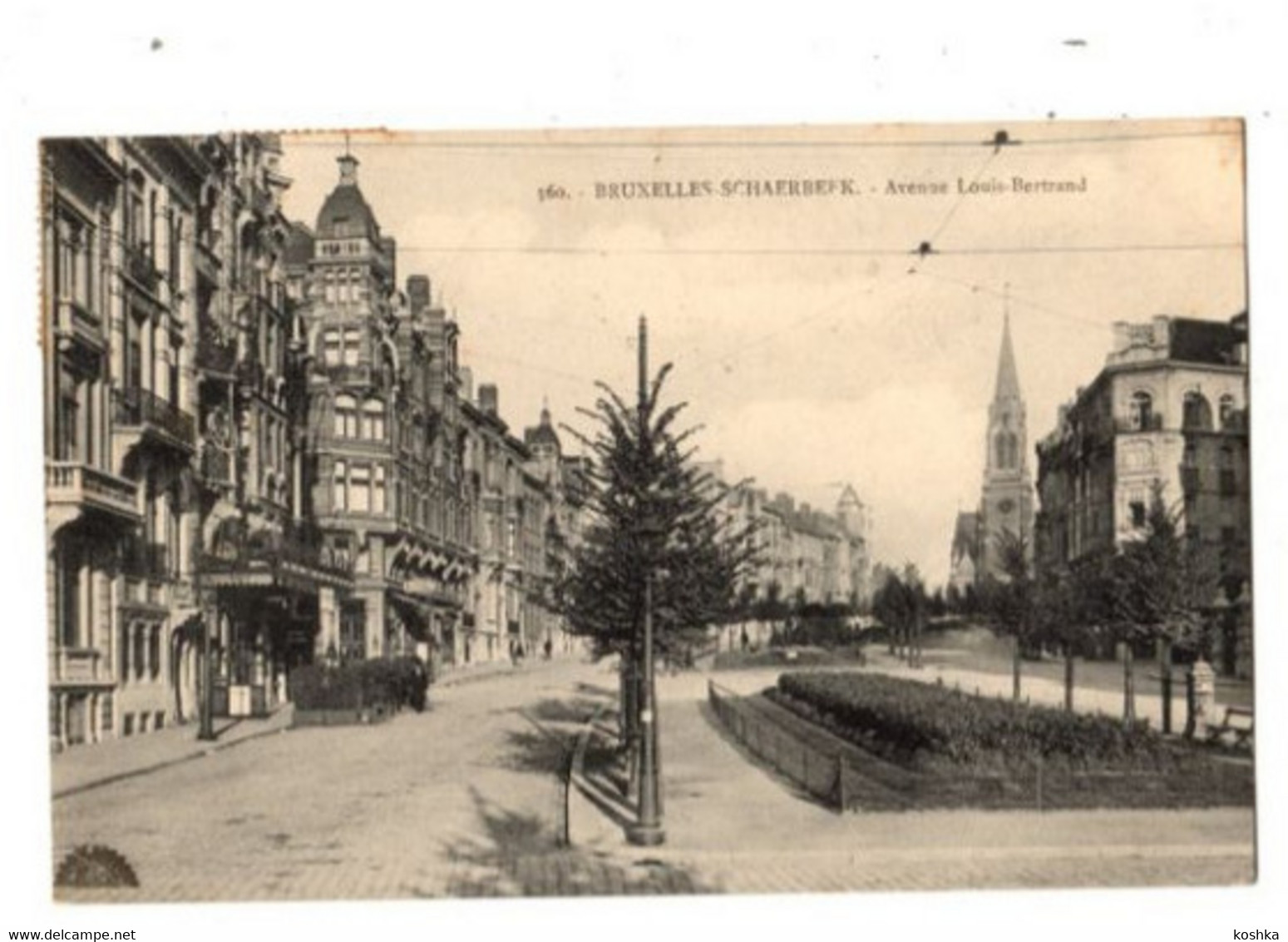 BRUXELLES SCHAERBEEK - Brussel Schaarbeek - Avenue Louis Bertrand - Verzonden1912 - - Schaerbeek - Schaarbeek