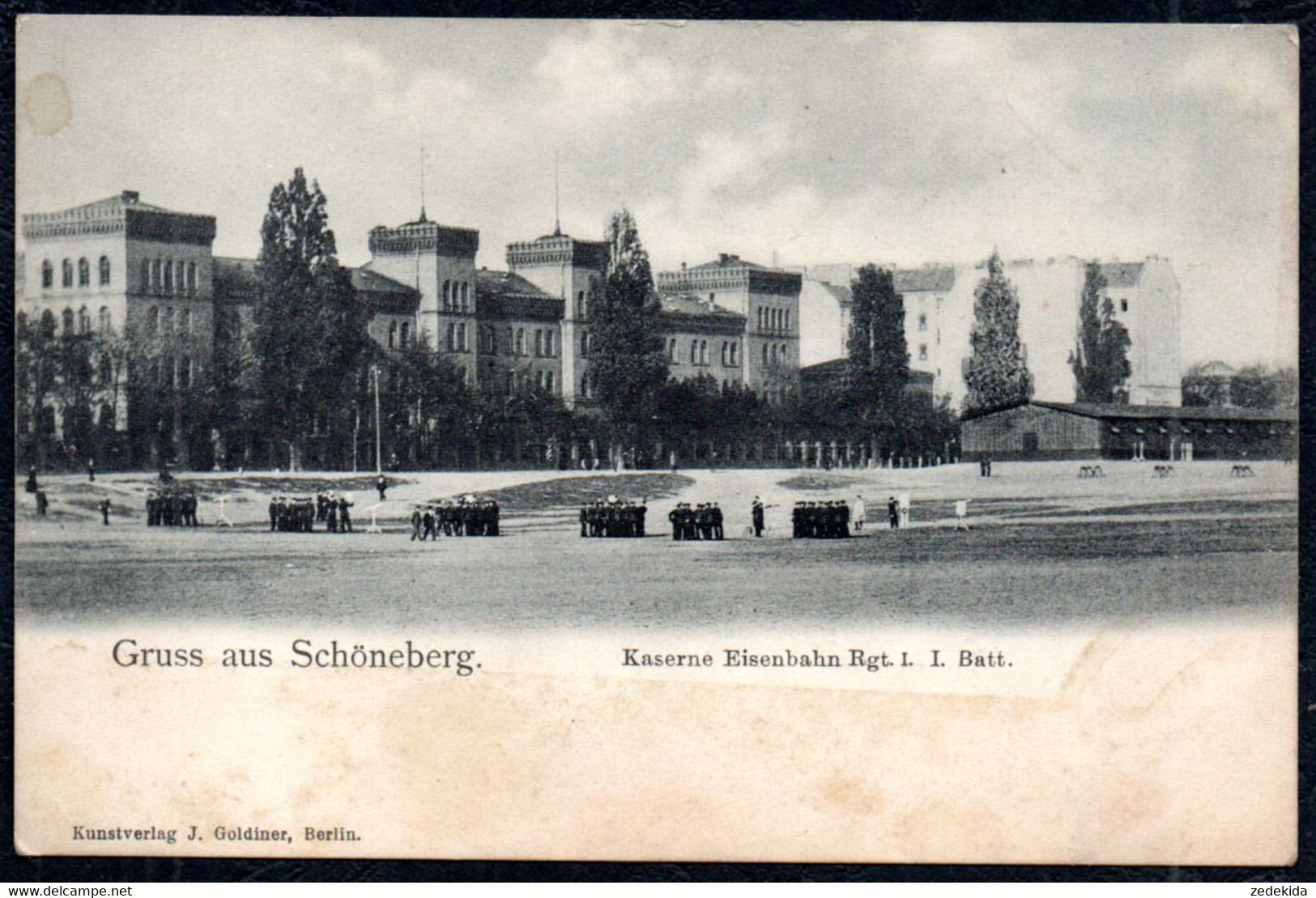 G0474 - Berlin Schöneberg - Kaserne Regiment I - J. Goldiner - Schöneberg