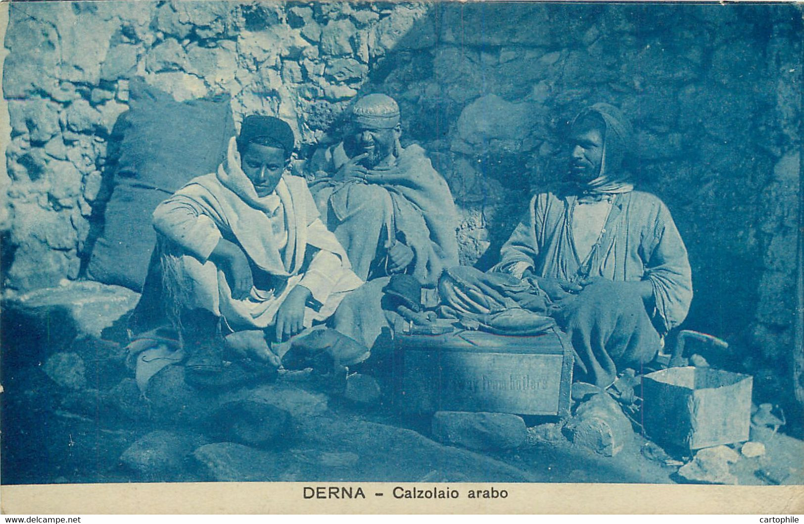 Libye Sous Colonie Italienne - Derna En 1917 - Calzolaio Arabo - Libye