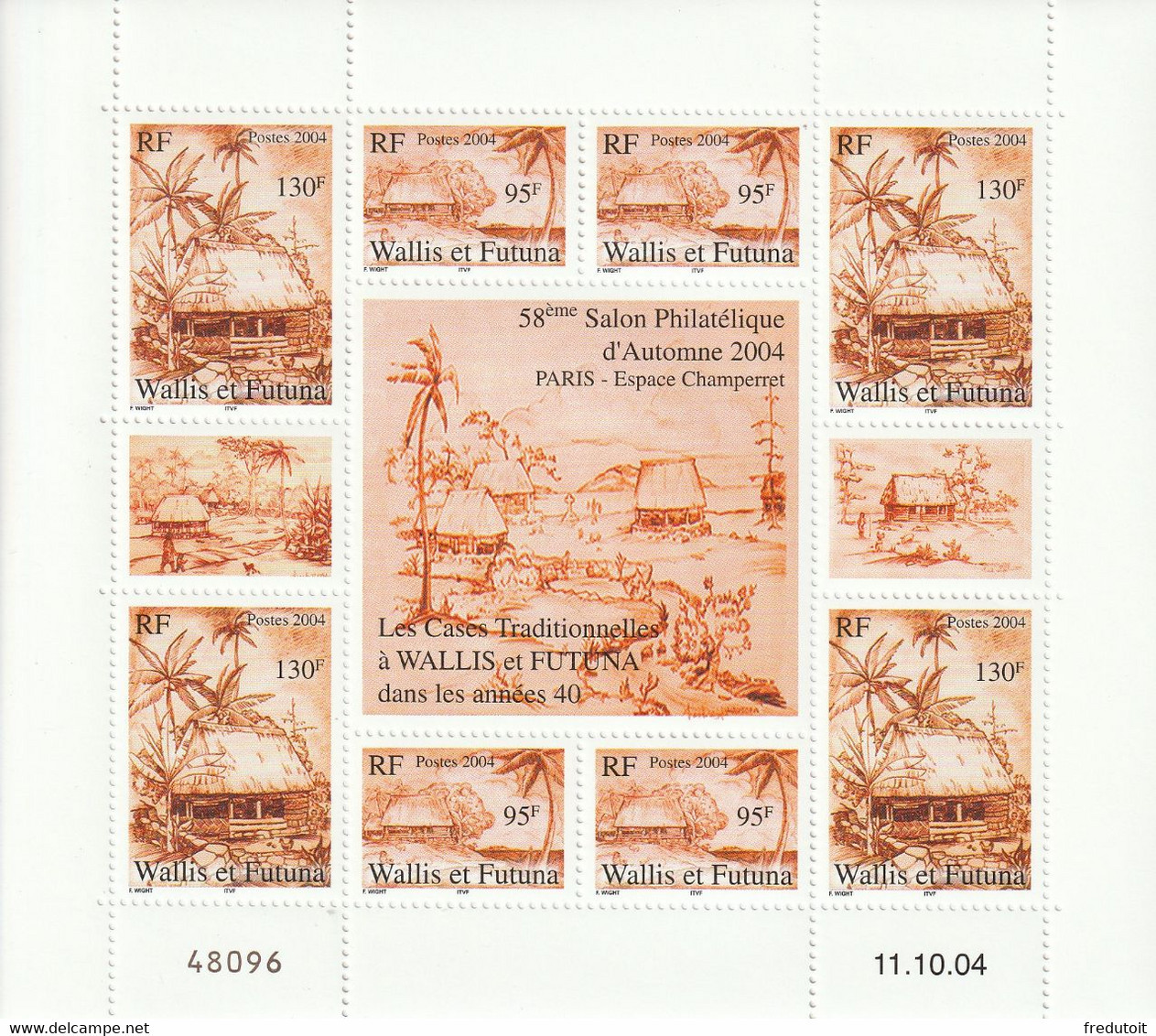 WALLIS Et FUTUNA - BLOC N°18 ** (2004) - Blocks & Sheetlets