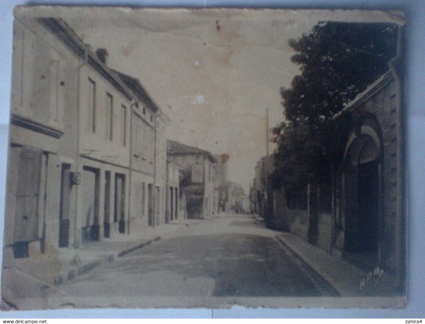 Temps De Guerre - Tarn Et Garonne Illustré - 13 - Lavit De Lomagne - Grande Rue - Apa Poux Albi - Lavit