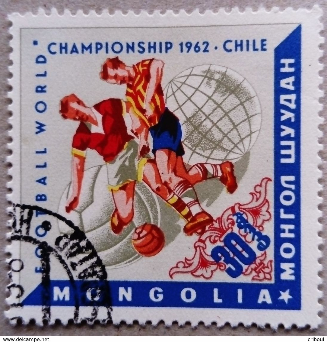 Mongolie 1962 Sport Football Coupe Du Monde World Cup Soccer Yvert 249 O Used - 1962 – Chile