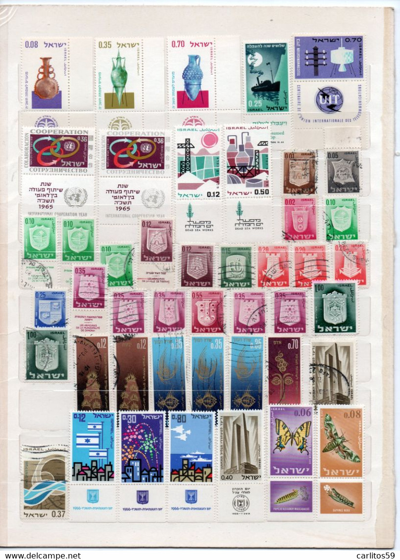 Israele - Israel – Lotto Di Francobolli Usati, Nuovi - Collections, Lots & Séries
