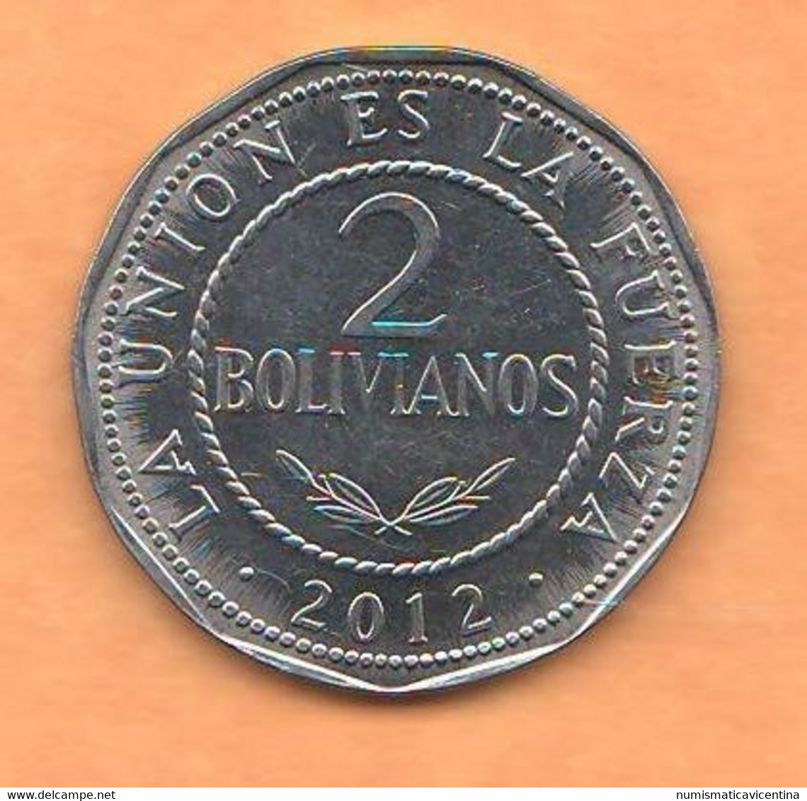 Bolivia 2 Bolivianos 2012 Steel Coin - Bolivie