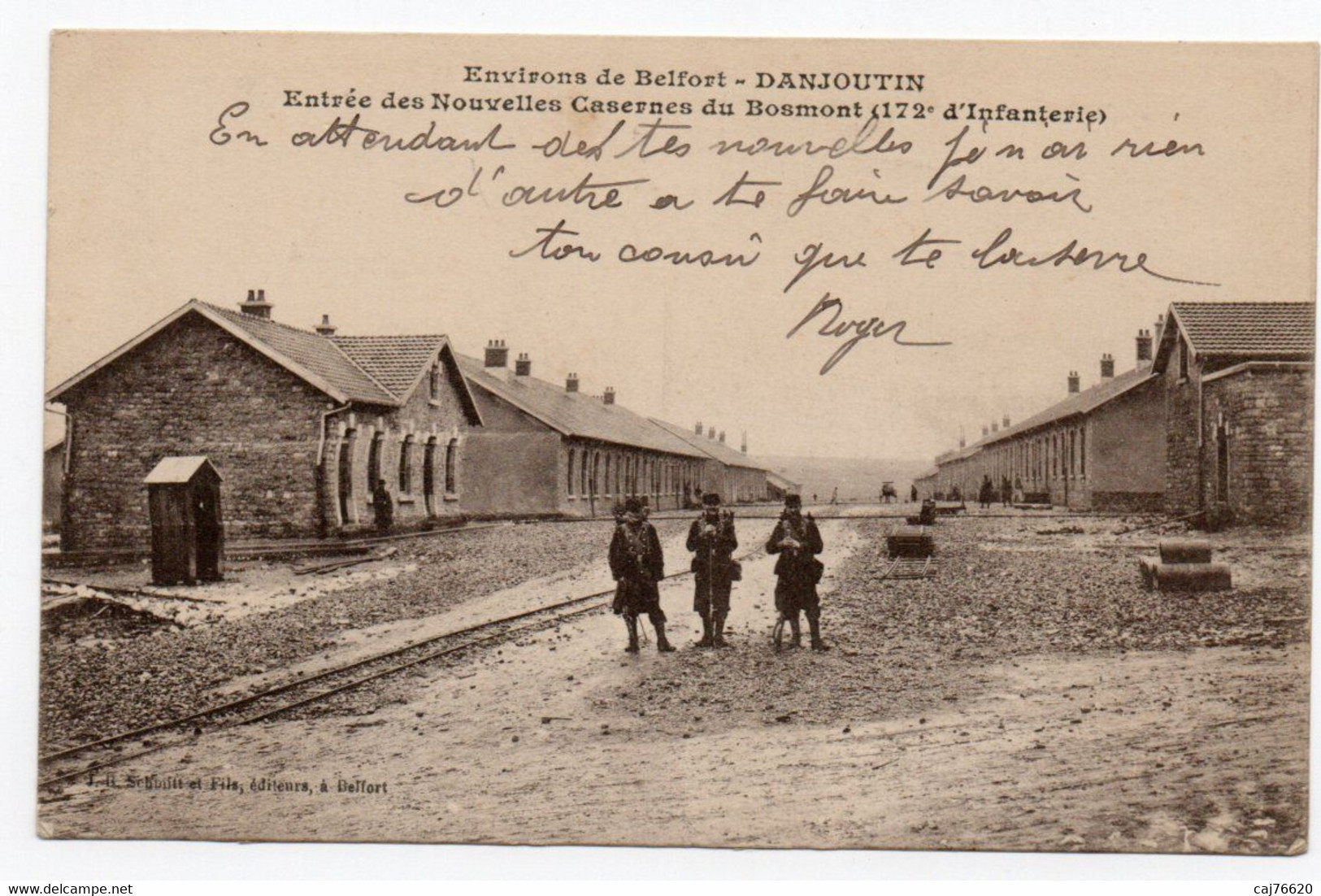 Environs De Belfort , Danjoutin  Entrée Des Nouvelles Casernes Du Bosmont - Danjoutin