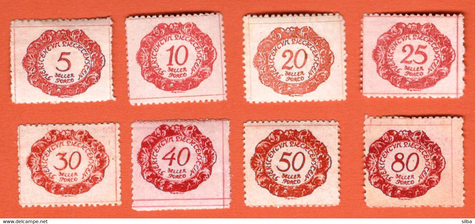 Liechtenstein 1920 / Postage Due, Porto, Numeral Stamps / Falz - Taxe