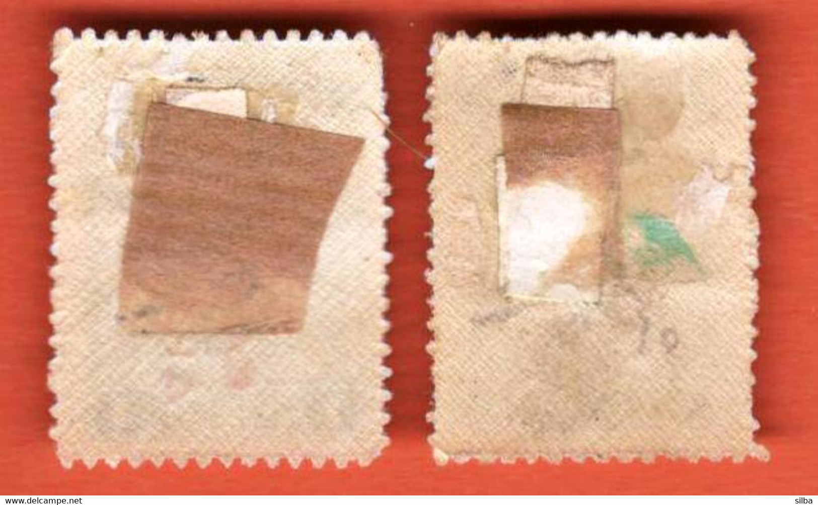 Greece Icaria Ikaria 1912 -1914 Greek Postage Stamps Of 1911-1924 Overprinted In Red Or Carmine 1, 5 Lepta / Falz - Ikarien