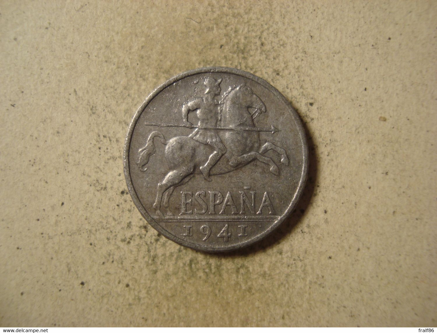 MONNAIE ESPAGNE 10 CENTIMOS 1941 - 10 Céntimos