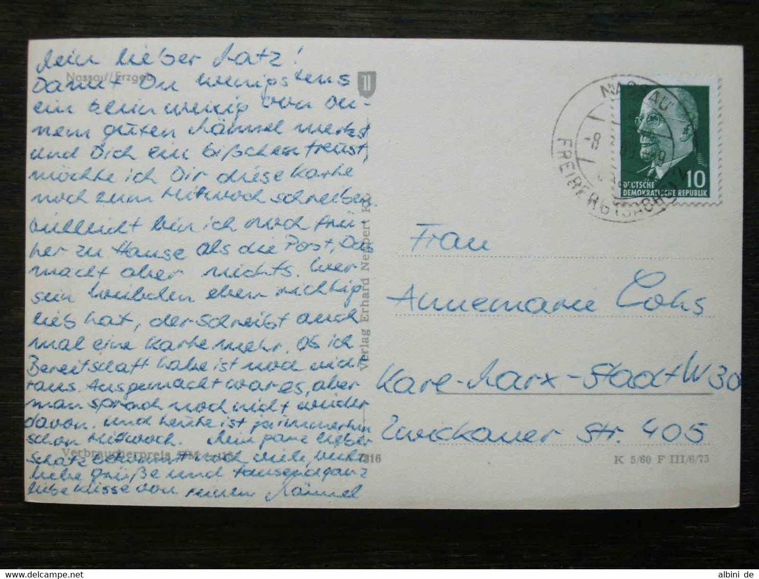 AK NASSAU / Erzgebirge - Gemeindeamt - 1960 - Frauenstein - Frauenstein (Erzgeb.)