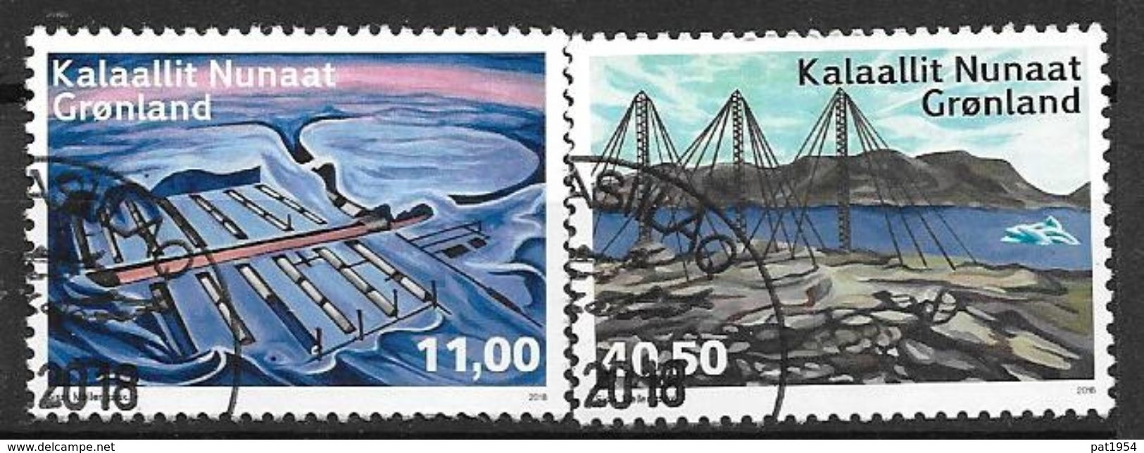 Groënland 2018, N°751/752 Oblitérés  Stations Abandonnées - Used Stamps