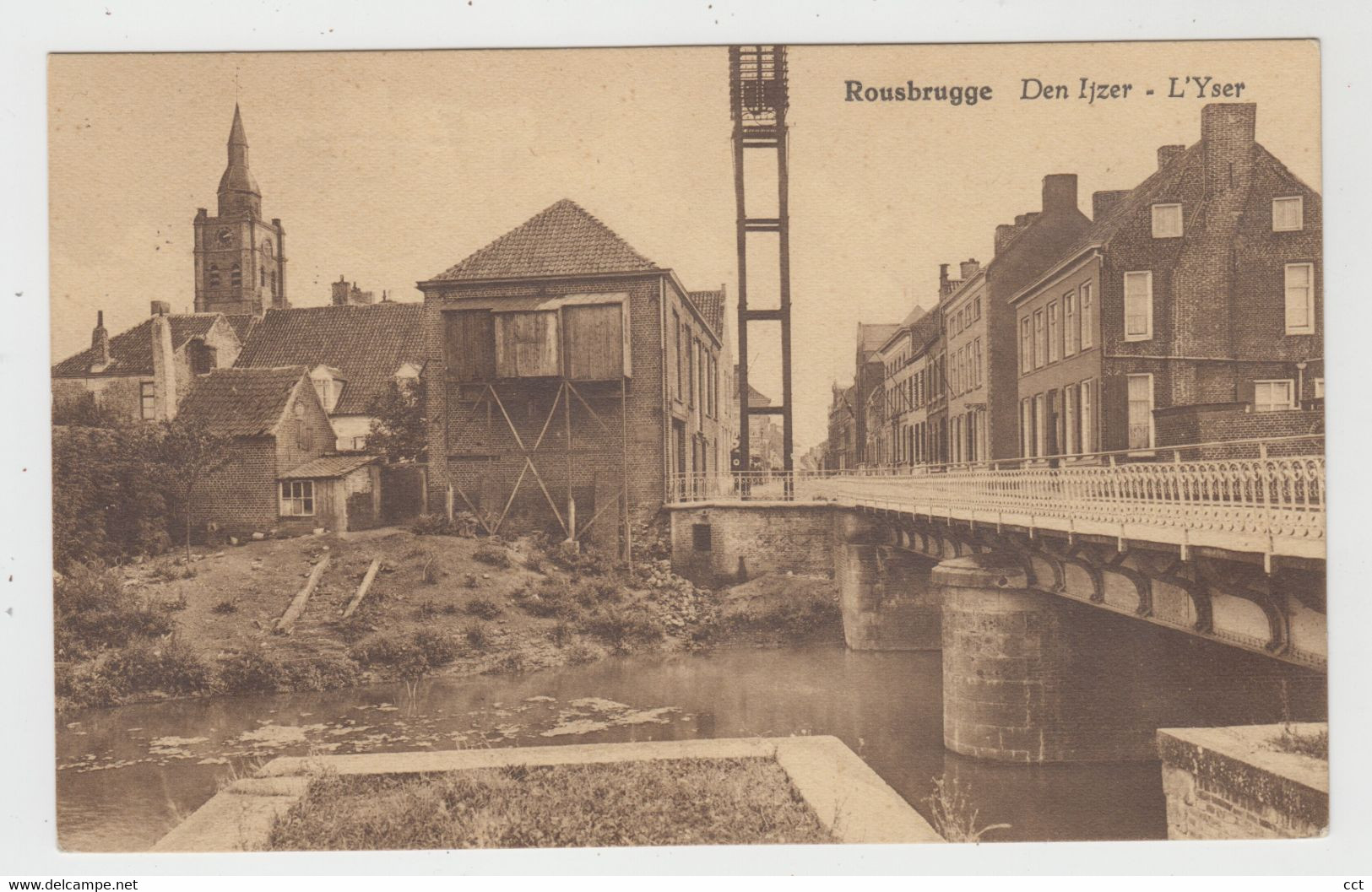 Rousbrugge   Poperinge  Den Ijzer - L'Yser  FELDPOST 7 JUNI 1940 - Poperinge