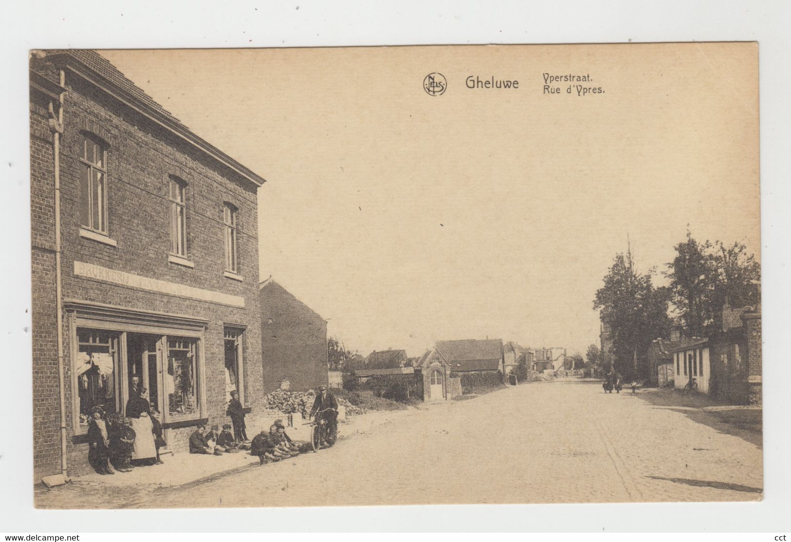 Gheluwe  Geluwe Wervik  Yperstraat  Rue D'Ypres - Wervik