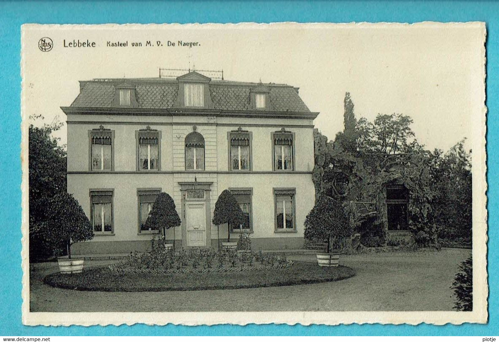 * Lebbeke (Oost Vlaanderen) * (Nels, Uitg Gezusters Tirez) Kasteel Van M.V. De Naeyer, Chateau, Castle, Schloss - Lebbeke