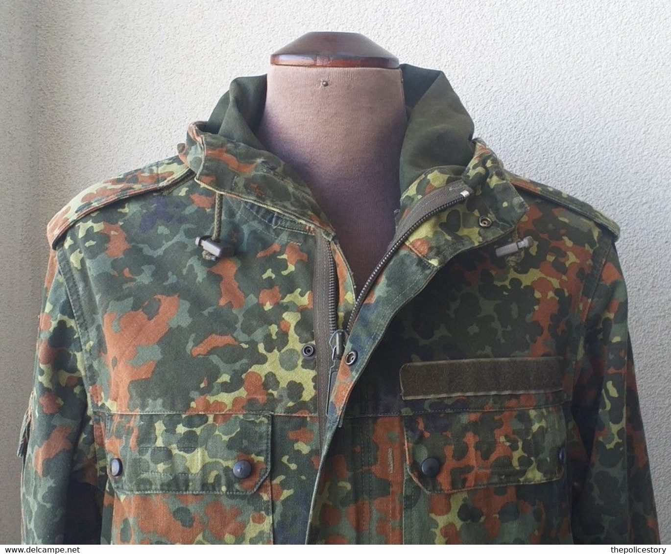 Giaccone Mimetico Flecktarn BW Esercito Tedesco Anni '90 Ottimo Stato Originale - Uniformes