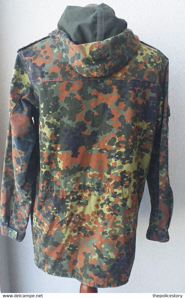 Giaccone mimetico Flecktarn BW Esercito Tedesco anni '90 ottimo stato originale