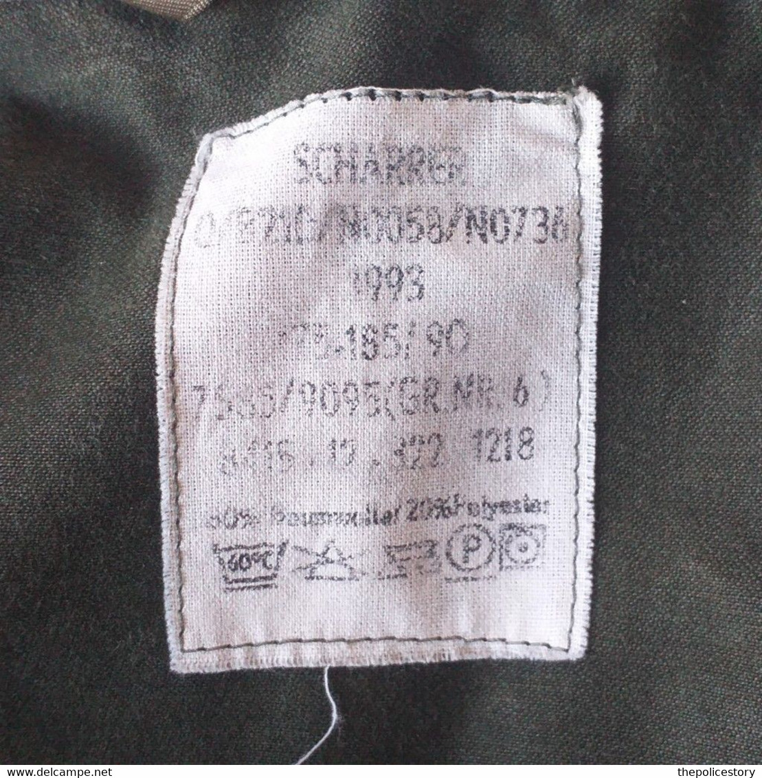 Giaccone mimetico Flecktarn BW Esercito Tedesco anni '90 ottimo stato originale