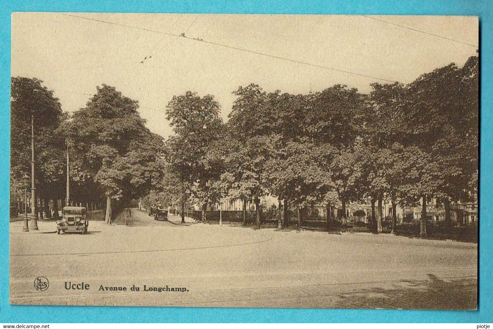 * Ukkel - Uccle (Brussel - Bruxelles - Brussels) * (Nels, Edit Walthery Meunier) Avenue Du Longschamp, Oldtimer Car - Uccle - Ukkel