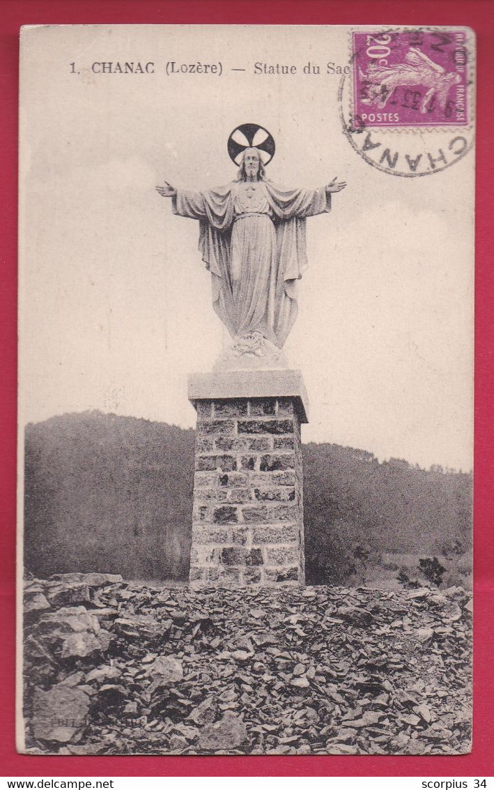 Statue Du Sacré-Cœur - Chanac - Lozère (48ZZY) - Chanac