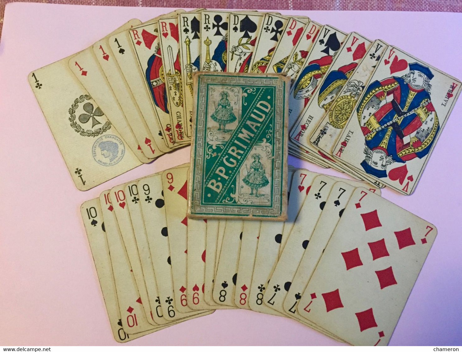 B.P. Grimaud, Partis. N° 90 Poker - 32 Cartes