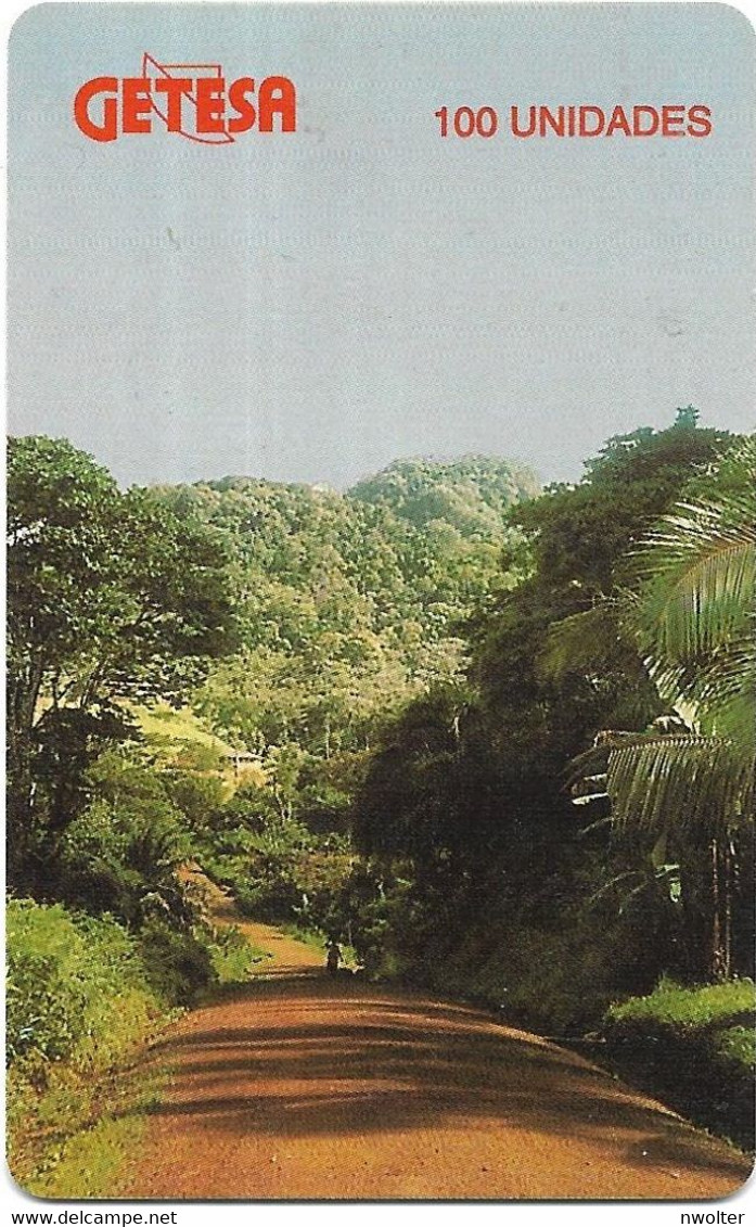 @+ GUINEE EQUATORIALE  : Country Landscape - Red CN 00075634 At Right - Ref : GQ-GET-0016A - Aequatorial-Guinea