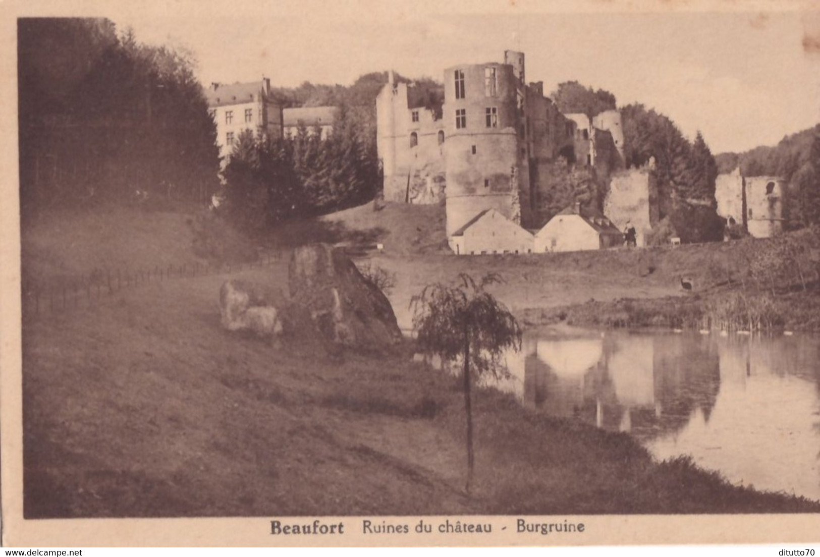 Beaufort- Ruines Du Chateau - Burgruine - Formato Piccolo Viaggiata – FE170 - Berdorf