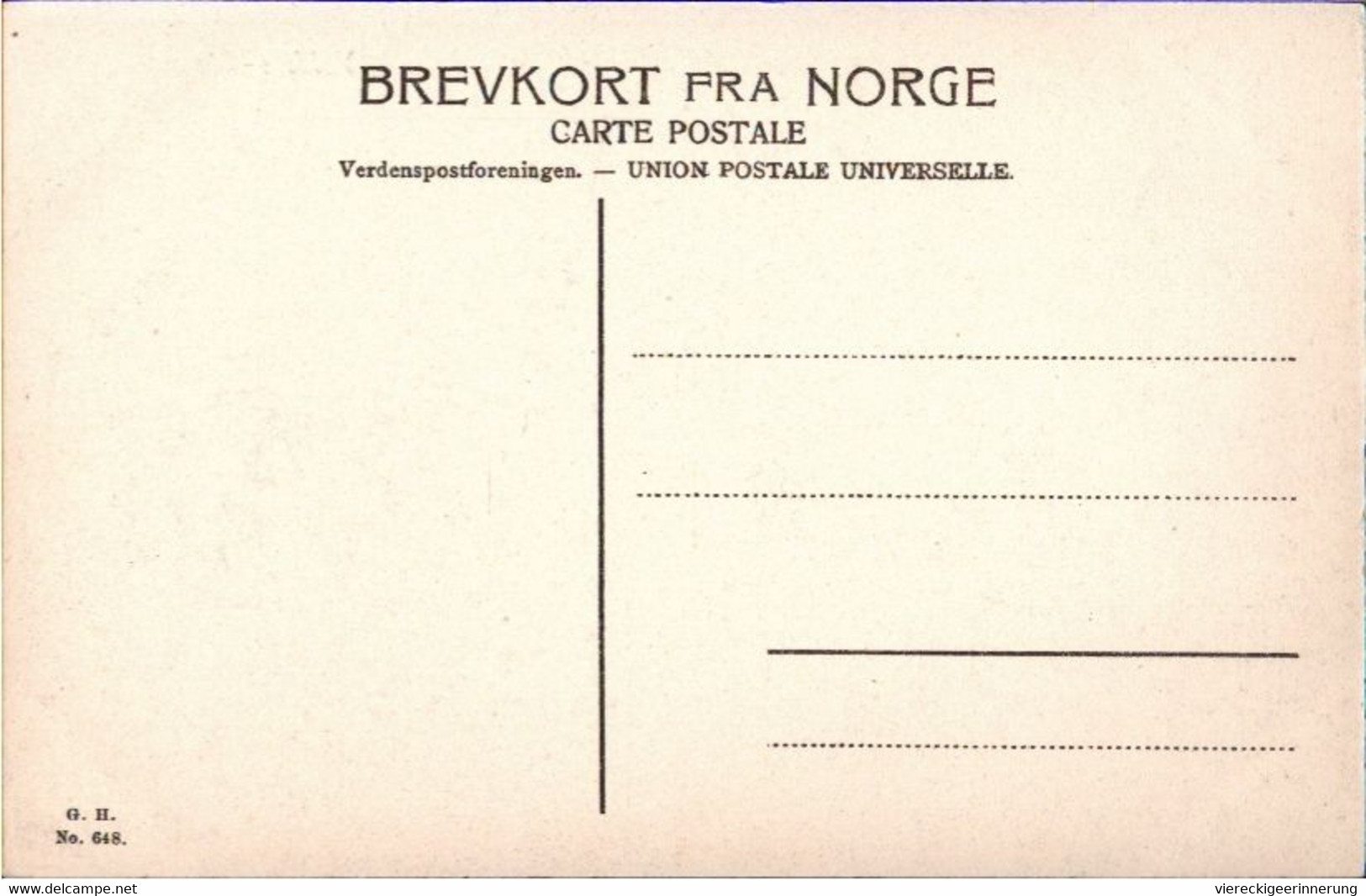 ! Old Postcard Valders Oie, Norwegen, Norway, Norge - Norvège