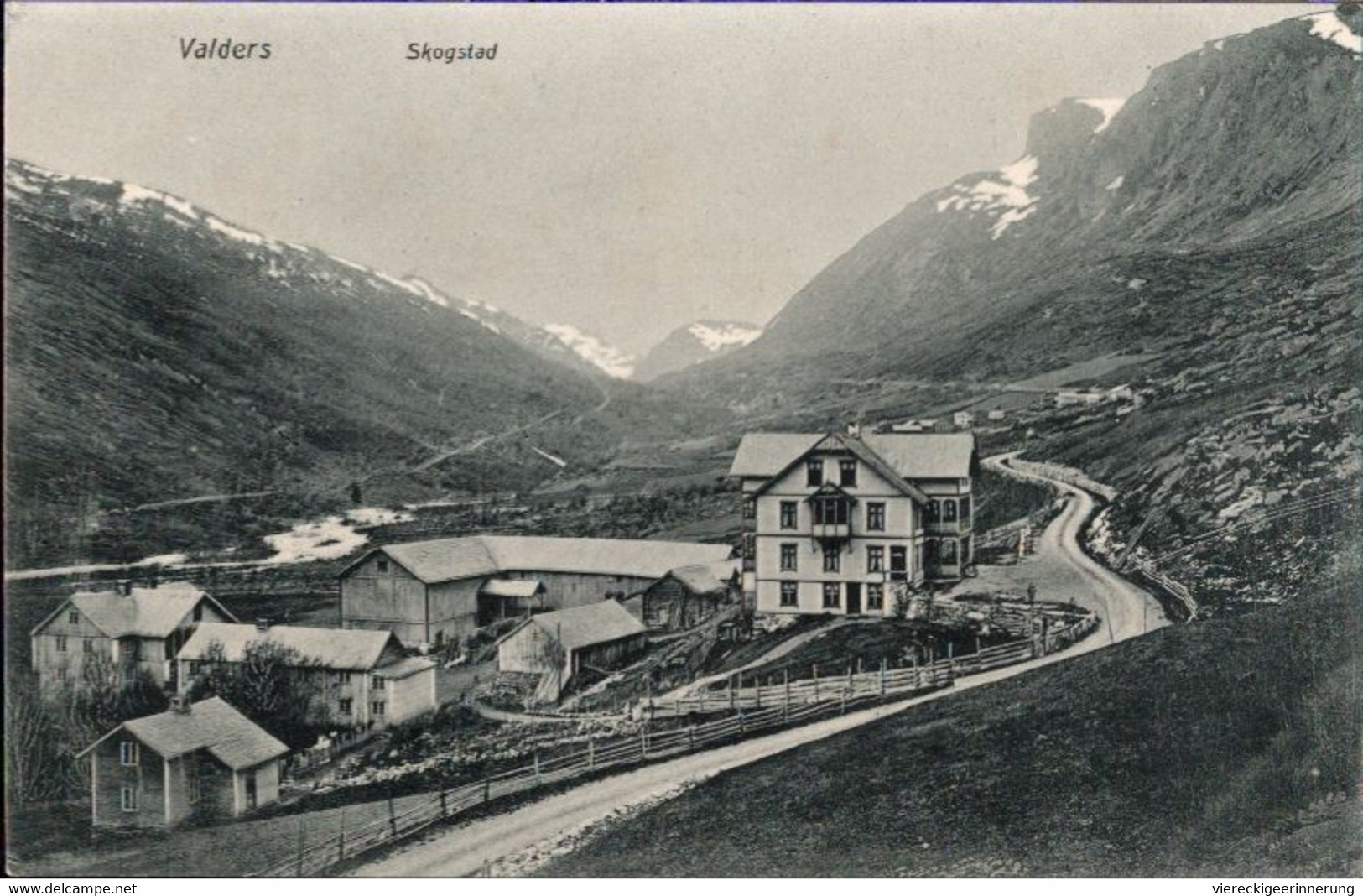 ! Old Postcard Valders Skogstad, Norwegen, Norway, Norge - Norvège