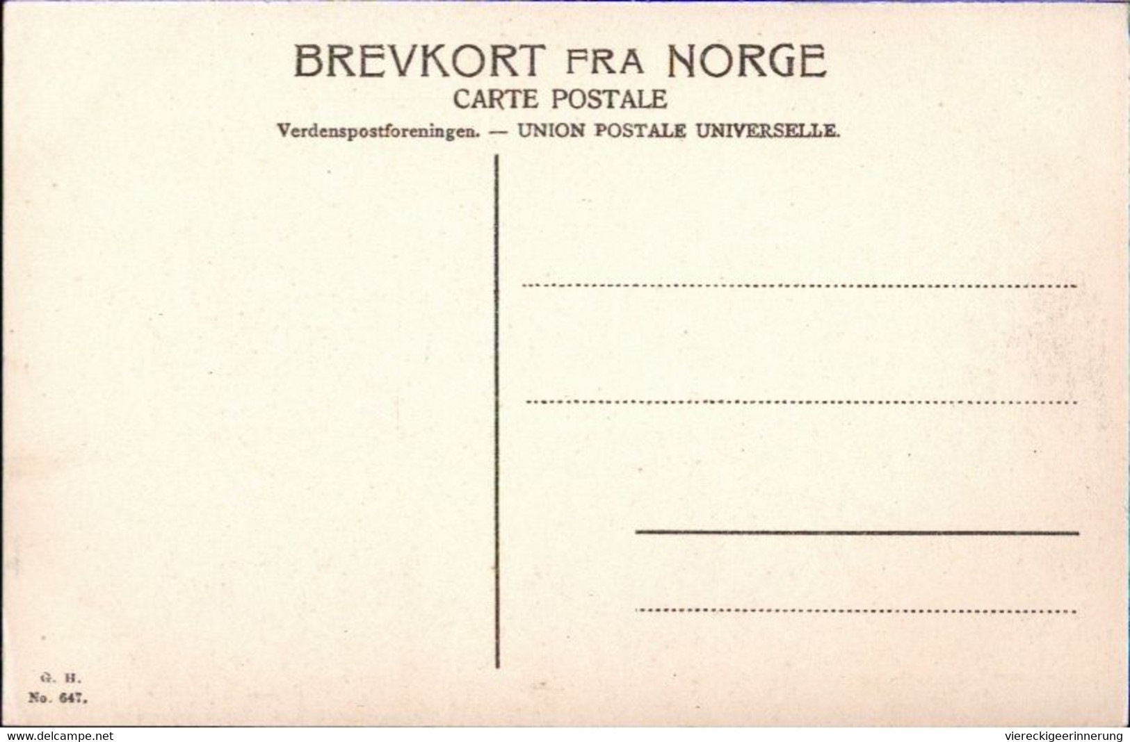 ! Old Postcard Valders Skogstad, Norwegen, Norway, Norge - Noruega