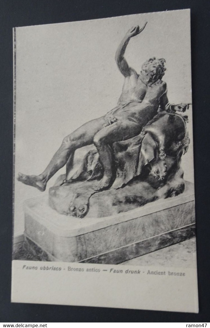 Fauno Ubbriaco - Bronzo Antico - Ediz. Domenico Trampetti, Napoli - # 1456 - Sculptures