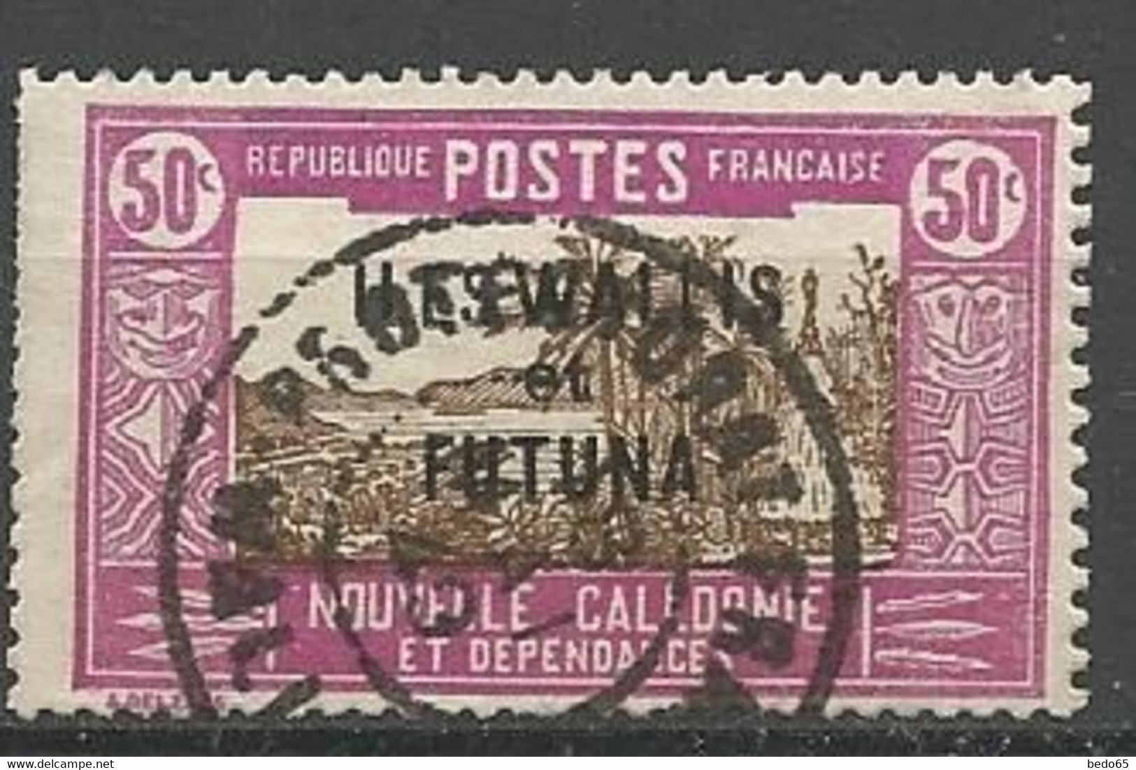 WALLIS ET FUTUNA N° 54 CACHET PROTECTORAT FRANCAIS - Used Stamps