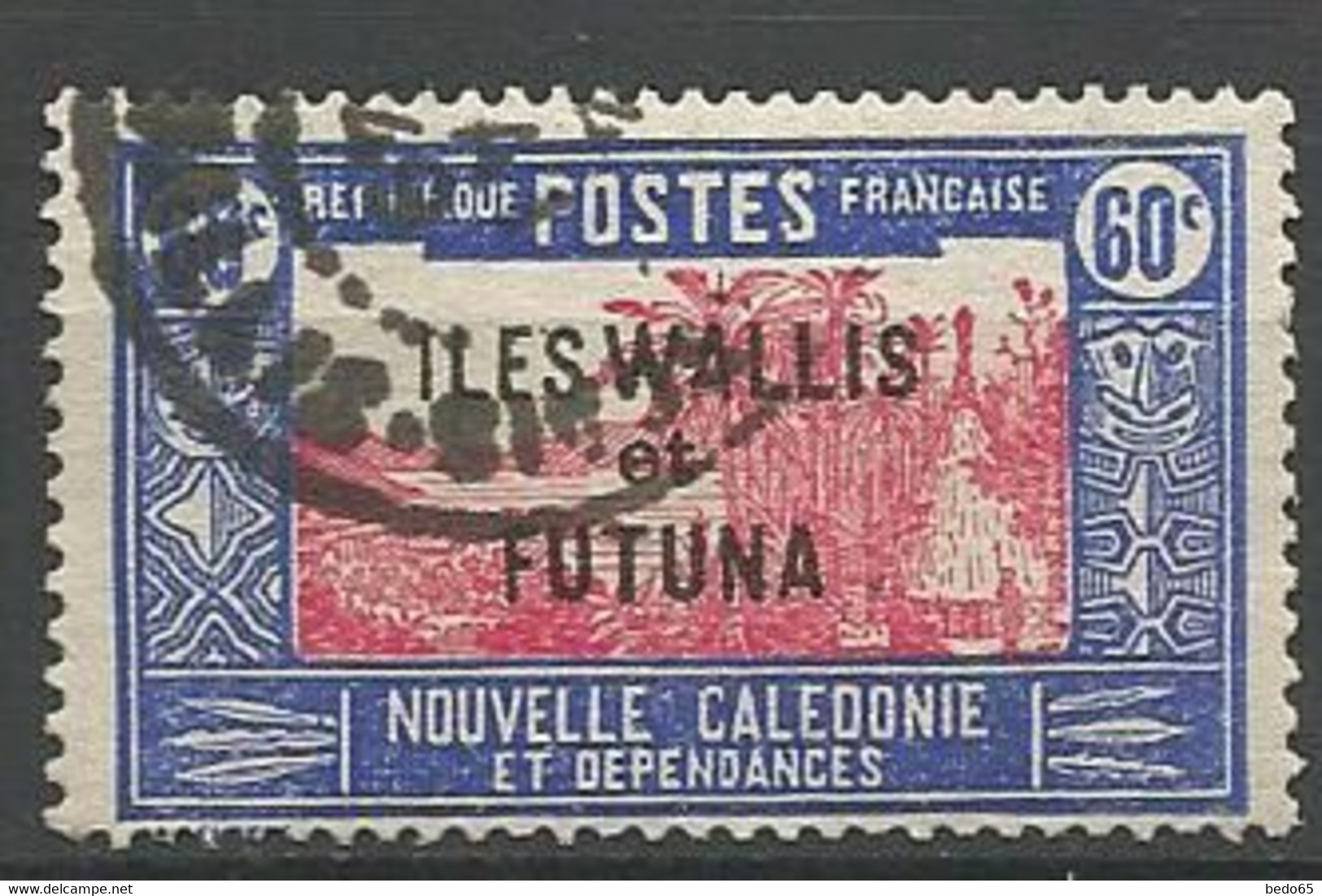 WALLIS ET FUTUNA N° 79 CACHET PROTECTORAT FRANCAIS - Oblitérés