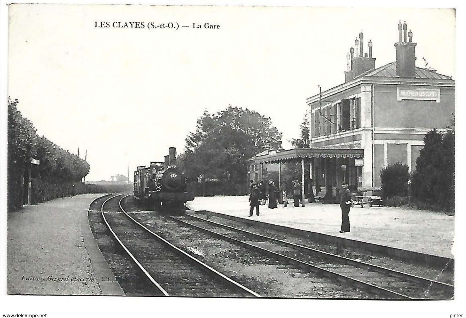 LES CLAYES - La Gare - TRAIN - Les Clayes Sous Bois