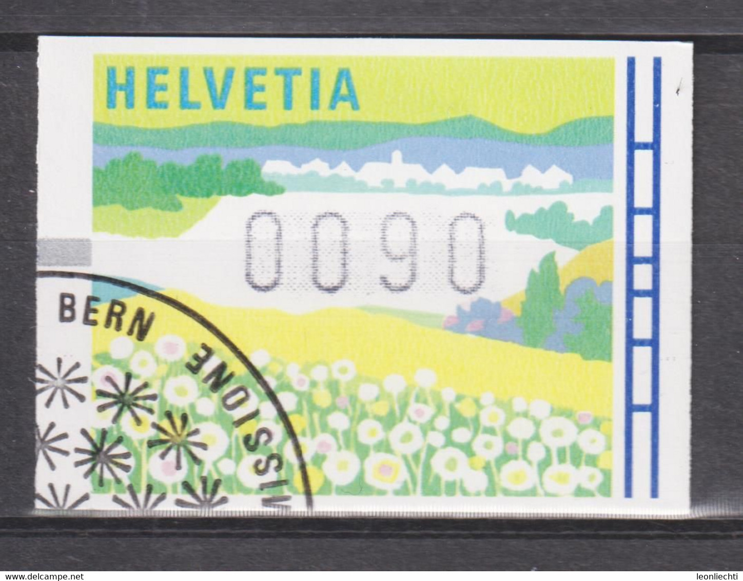 1996 Schweiz Jahreszeiten ATM Mi: CH 7°/ ZNr: CH 11° Stempel: ET / PJ. Frühling - Automatic Stamps