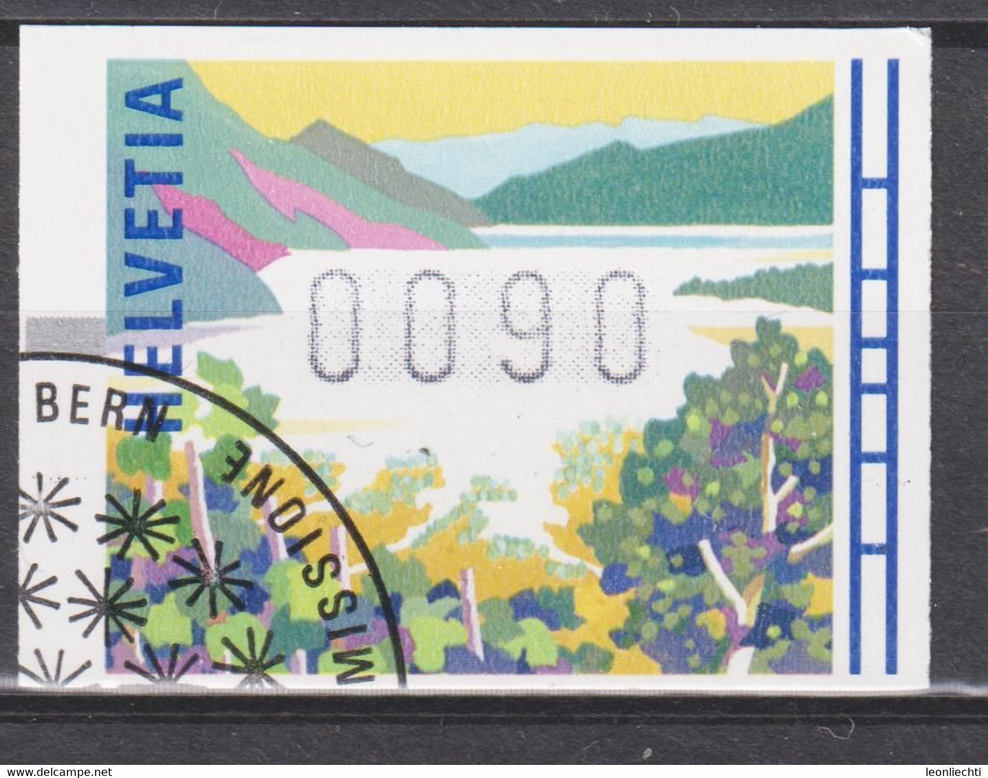 1996 Schweiz Jahreszeiten ATM Mi: CH 9°/ ZNr: CH 13° Stempel: ET / PJ. Herbst - Automatic Stamps
