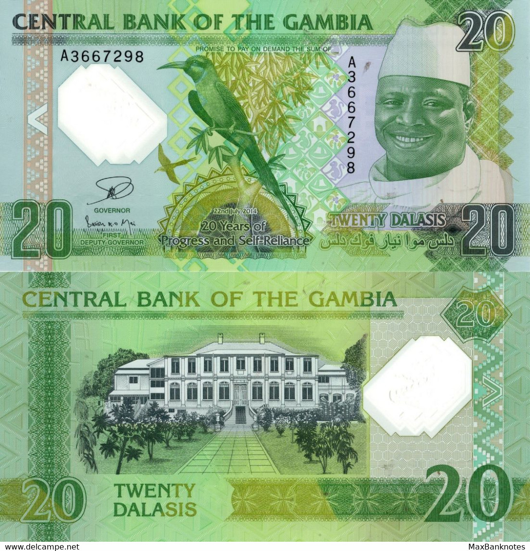 Gambia / 20 Dalasis / 2014 / P-30(a) / UNC - Gambia