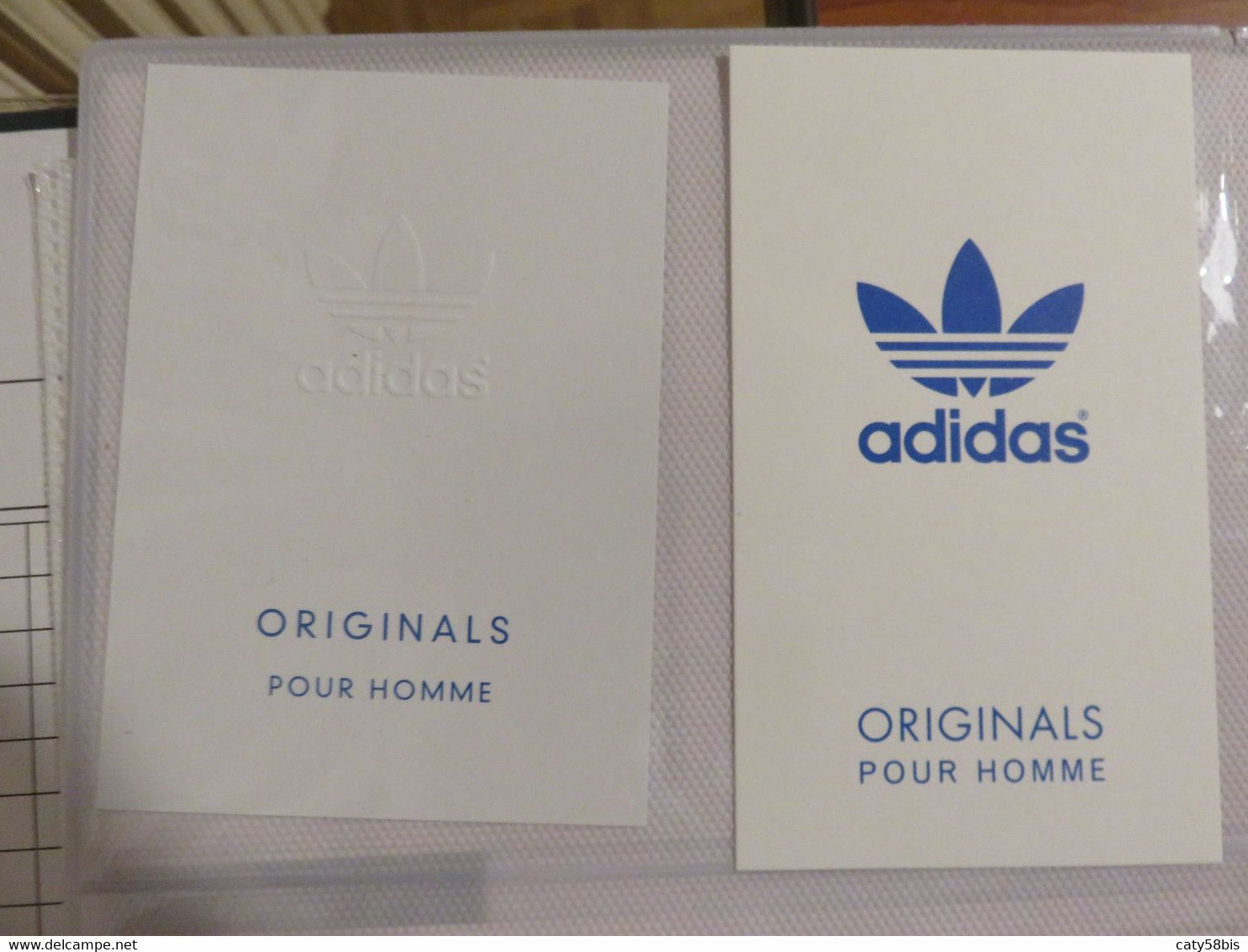 2 Cartes Parfumées Adidas - Modernes (à Partir De 1961)