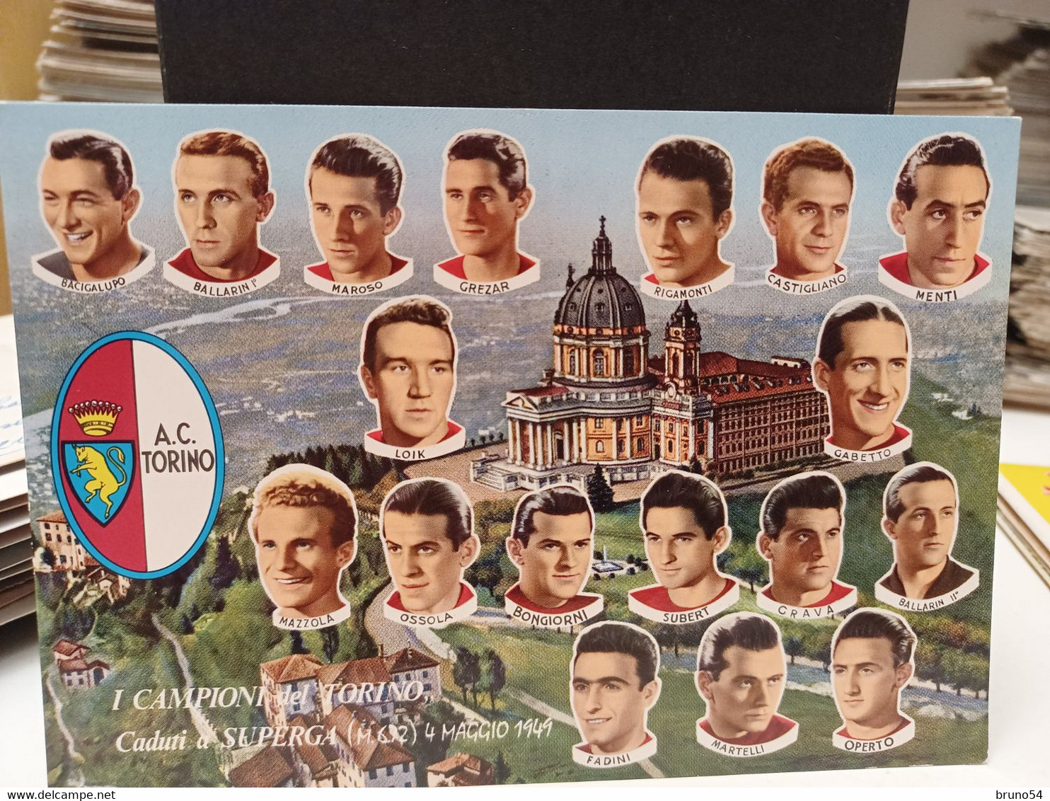 3 Cartoline I Campioni Del Torino I Caduti Di Superga Il 4 Maggio 1949 - Andere Monumenten & Gebouwen