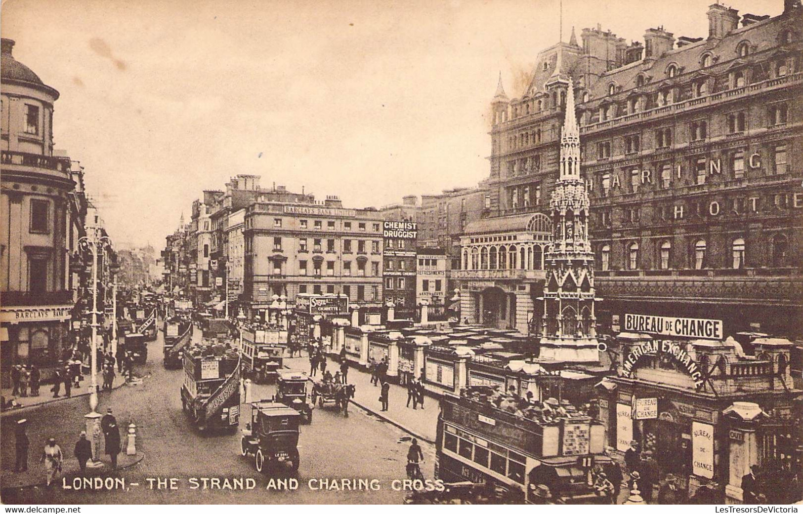 CPA Royaume Unis - Angleterre - London - The Strand And Charing Cross - The London Stereoscopic Company's Series - Autres & Non Classés