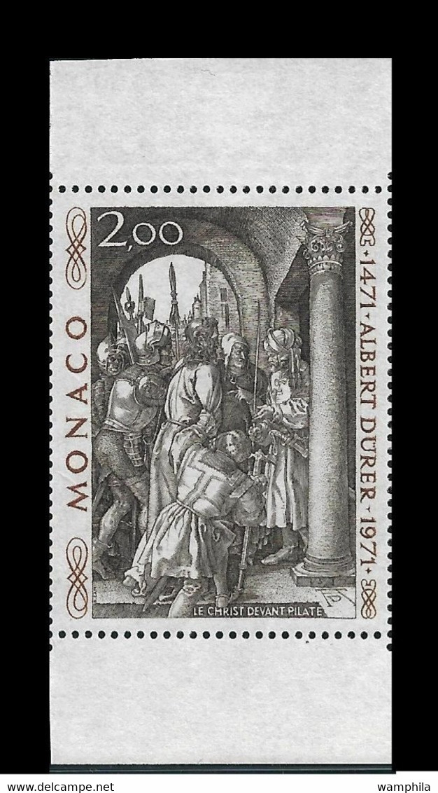 Monaco Variété Albert Dürer, Non émis. Dallay 2003 Cote 6000€. - Variétés
