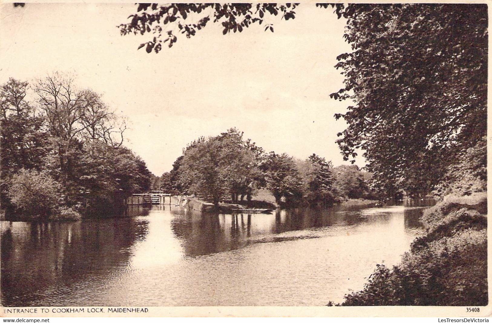 CPA Royaume Unis - Angleterre - Berkshire - Entrance To Cookham Lock - Maidenhead - Oblitérée 4 Août 1944 - Other & Unclassified